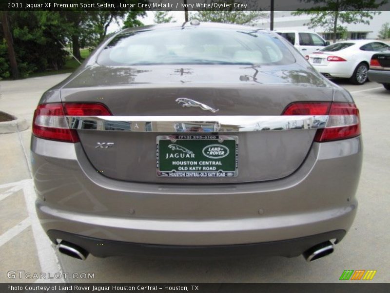 Lunar Grey Metallic / Ivory White/Oyster Grey 2011 Jaguar XF Premium Sport Sedan