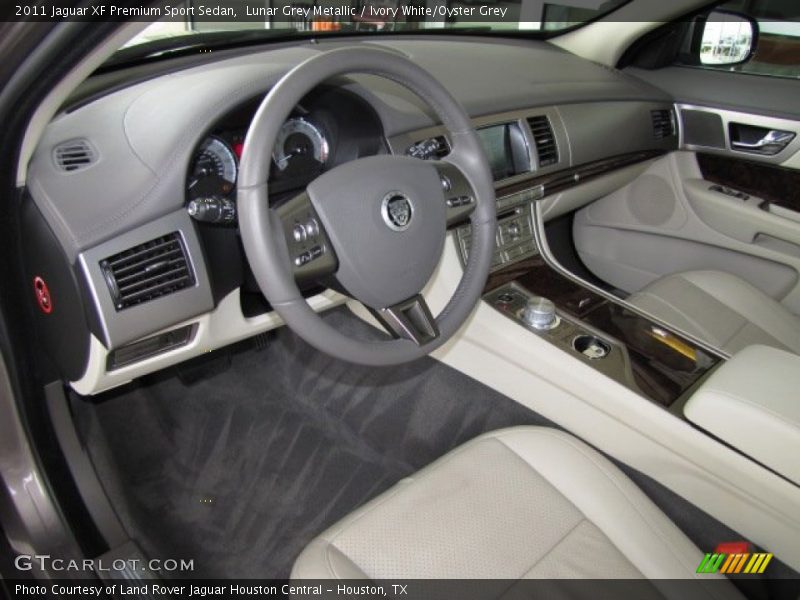 Ivory White/Oyster Grey Interior - 2011 XF Premium Sport Sedan 