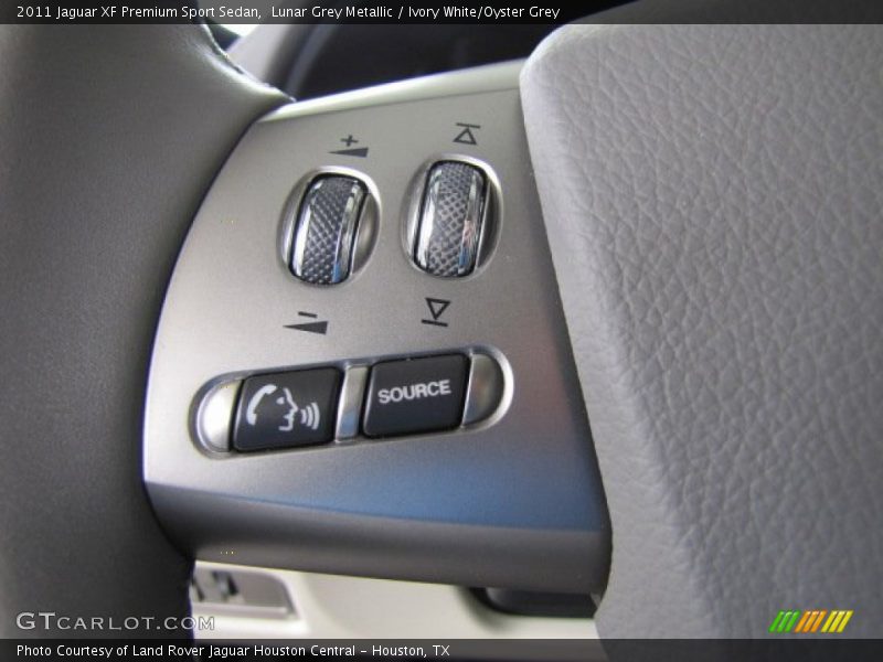Lunar Grey Metallic / Ivory White/Oyster Grey 2011 Jaguar XF Premium Sport Sedan