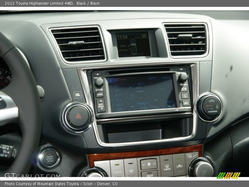 Black / Black 2013 Toyota Highlander Limited 4WD