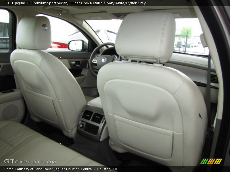 Lunar Grey Metallic / Ivory White/Oyster Grey 2011 Jaguar XF Premium Sport Sedan
