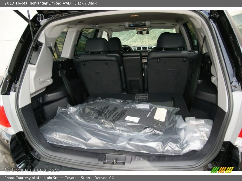Black / Black 2013 Toyota Highlander Limited 4WD