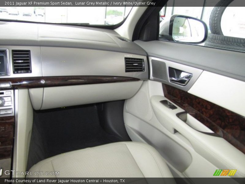 Lunar Grey Metallic / Ivory White/Oyster Grey 2011 Jaguar XF Premium Sport Sedan