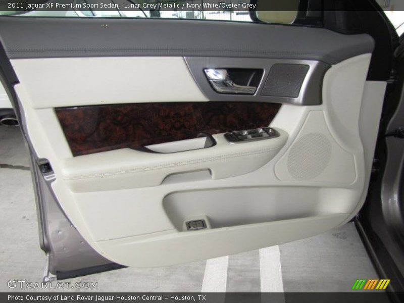 Lunar Grey Metallic / Ivory White/Oyster Grey 2011 Jaguar XF Premium Sport Sedan