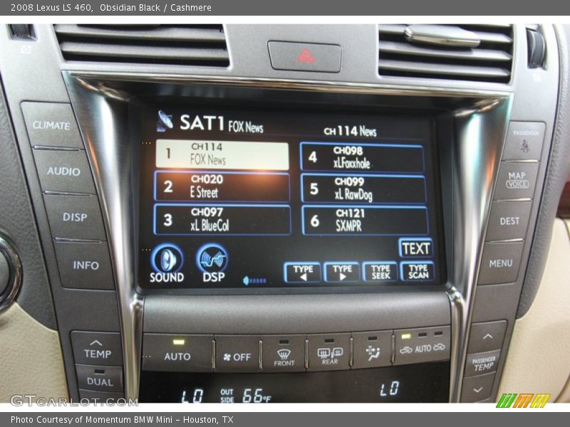 Obsidian Black / Cashmere 2008 Lexus LS 460