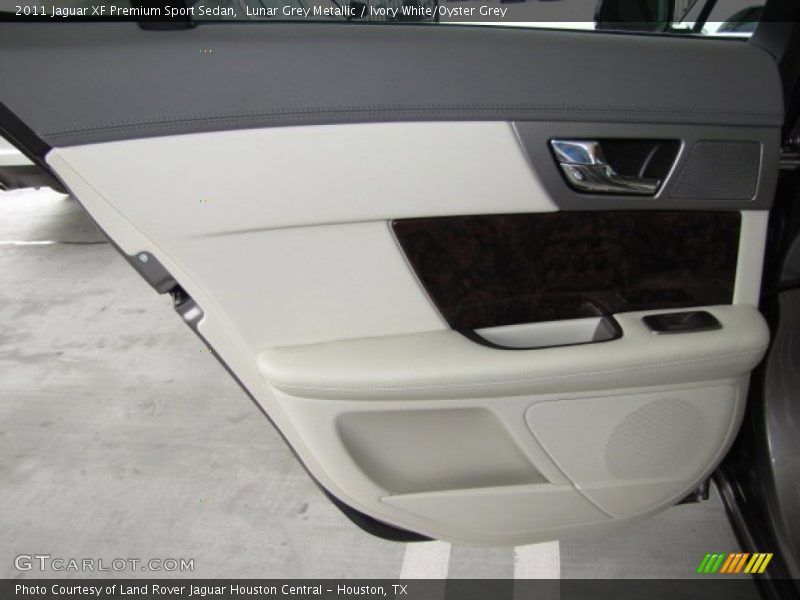 Lunar Grey Metallic / Ivory White/Oyster Grey 2011 Jaguar XF Premium Sport Sedan