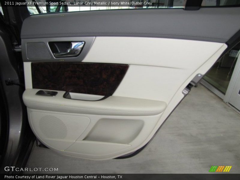 Lunar Grey Metallic / Ivory White/Oyster Grey 2011 Jaguar XF Premium Sport Sedan