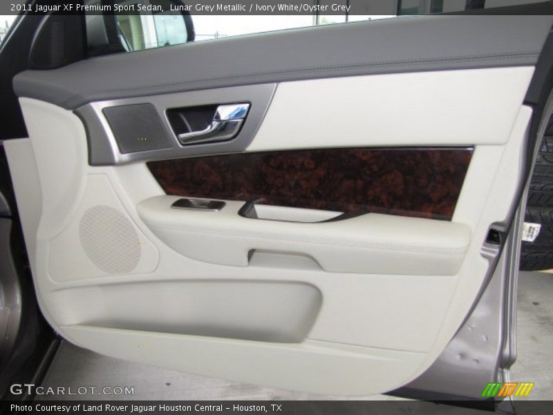 Lunar Grey Metallic / Ivory White/Oyster Grey 2011 Jaguar XF Premium Sport Sedan