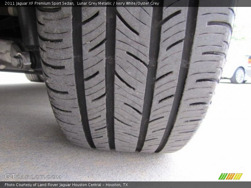Lunar Grey Metallic / Ivory White/Oyster Grey 2011 Jaguar XF Premium Sport Sedan