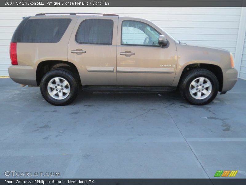 Antique Bronze Metallic / Light Tan 2007 GMC Yukon SLE