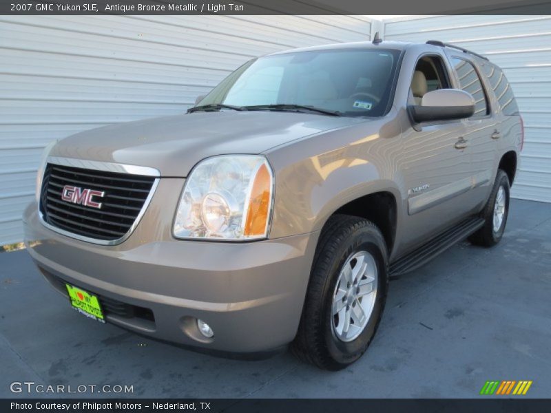 Antique Bronze Metallic / Light Tan 2007 GMC Yukon SLE