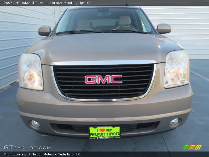 Antique Bronze Metallic / Light Tan 2007 GMC Yukon SLE