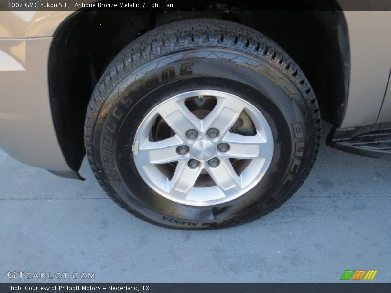 Antique Bronze Metallic / Light Tan 2007 GMC Yukon SLE
