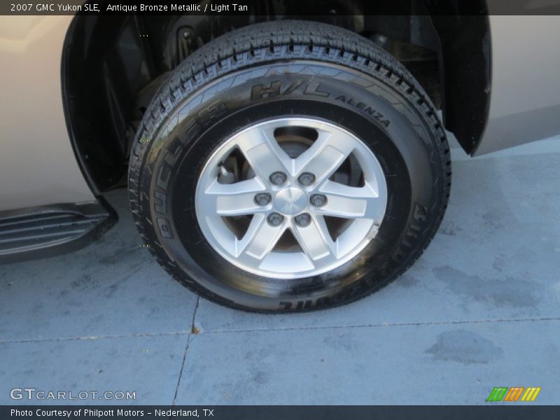 Antique Bronze Metallic / Light Tan 2007 GMC Yukon SLE