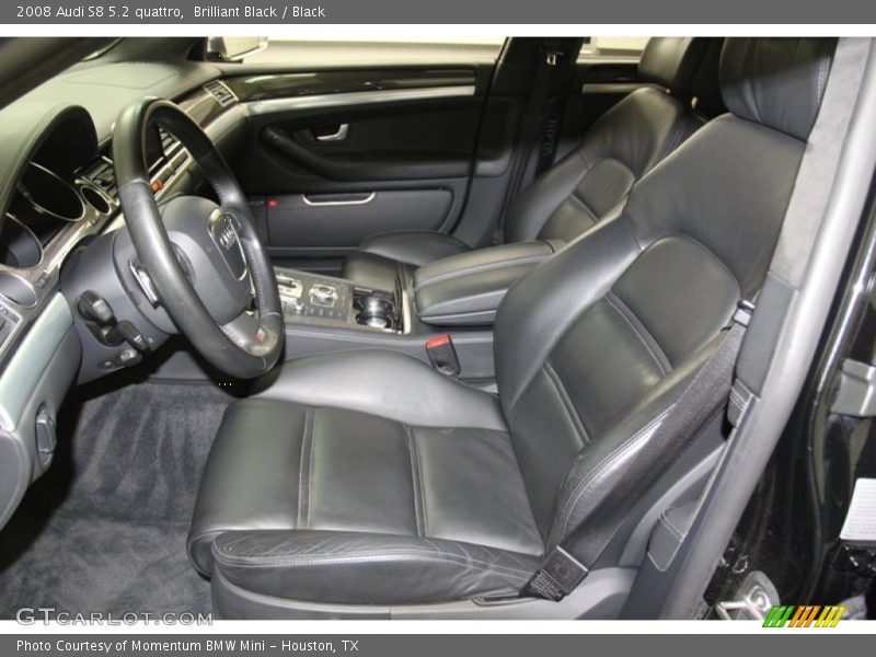  2008 S8 5.2 quattro Black Interior