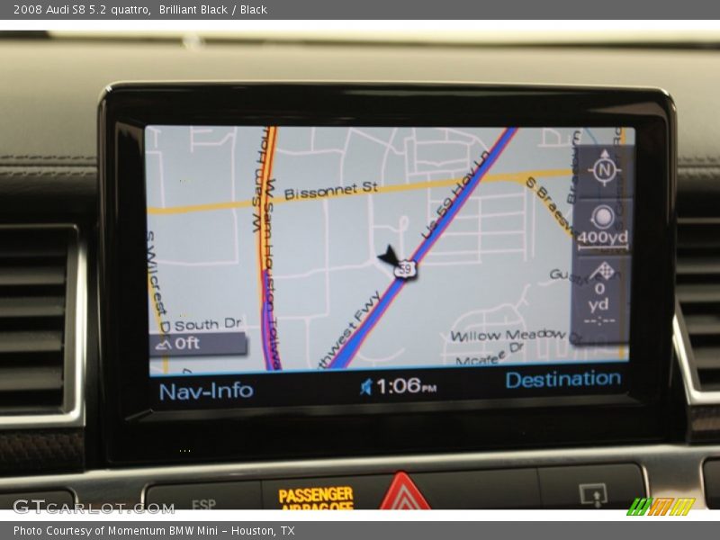 Navigation of 2008 S8 5.2 quattro