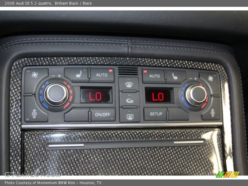 Controls of 2008 S8 5.2 quattro