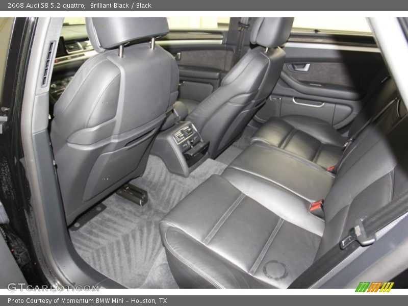 Rear Seat of 2008 S8 5.2 quattro
