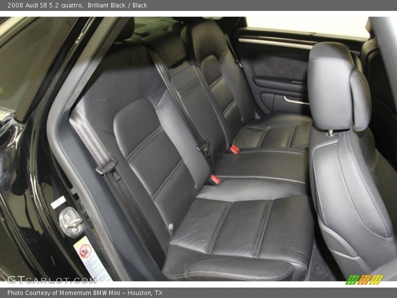 Rear Seat of 2008 S8 5.2 quattro