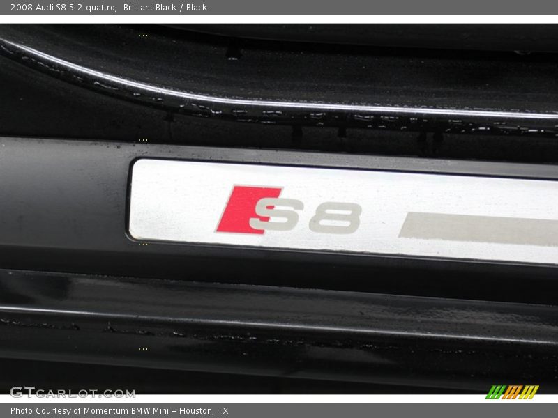 Brilliant Black / Black 2008 Audi S8 5.2 quattro