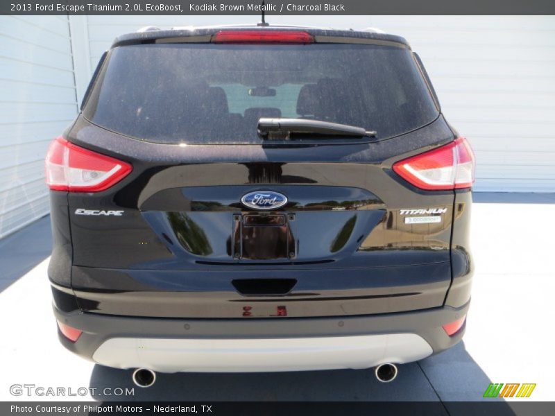 Kodiak Brown Metallic / Charcoal Black 2013 Ford Escape Titanium 2.0L EcoBoost