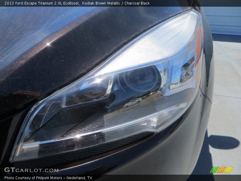 Kodiak Brown Metallic / Charcoal Black 2013 Ford Escape Titanium 2.0L EcoBoost