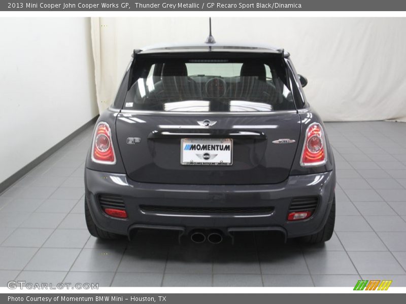 Thunder Grey Metallic / GP Recaro Sport Black/Dinamica 2013 Mini Cooper John Cooper Works GP