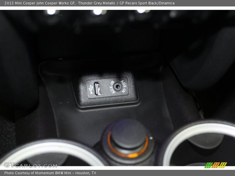 Thunder Grey Metallic / GP Recaro Sport Black/Dinamica 2013 Mini Cooper John Cooper Works GP