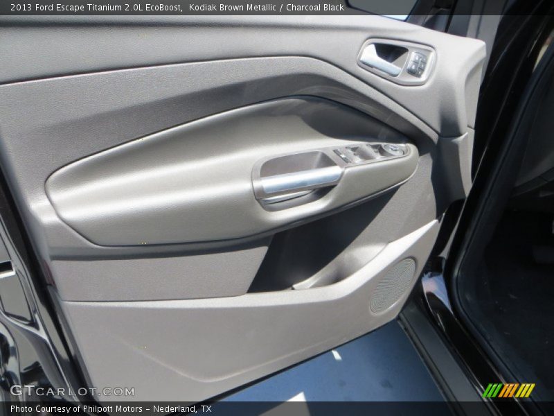 Kodiak Brown Metallic / Charcoal Black 2013 Ford Escape Titanium 2.0L EcoBoost