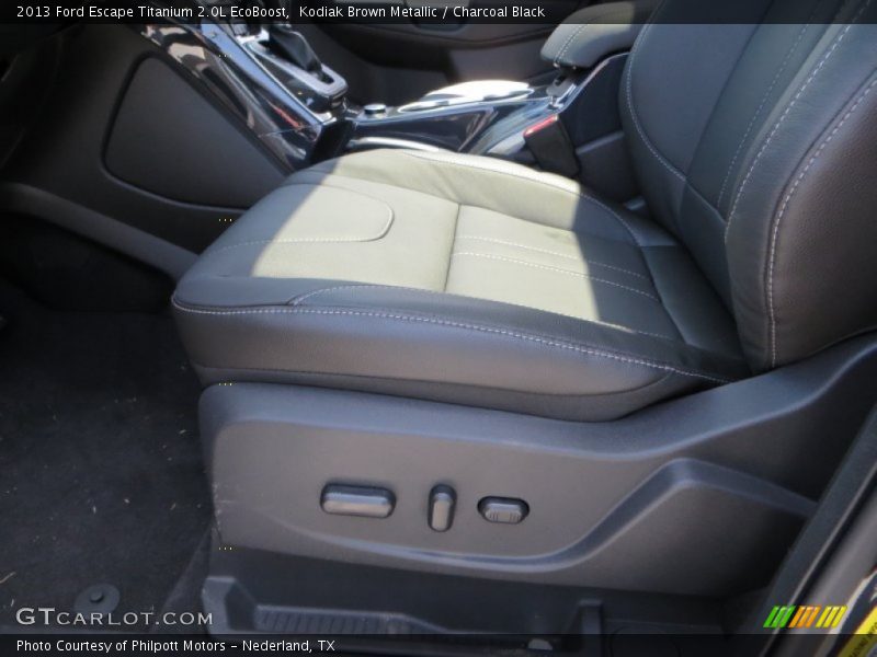 Kodiak Brown Metallic / Charcoal Black 2013 Ford Escape Titanium 2.0L EcoBoost