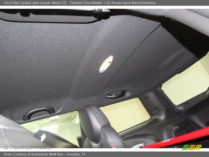 Thunder Grey Metallic / GP Recaro Sport Black/Dinamica 2013 Mini Cooper John Cooper Works GP