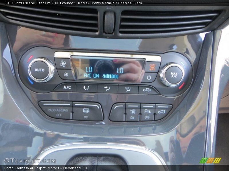 Controls of 2013 Escape Titanium 2.0L EcoBoost