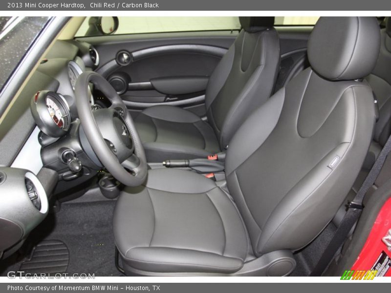 Chili Red / Carbon Black 2013 Mini Cooper Hardtop