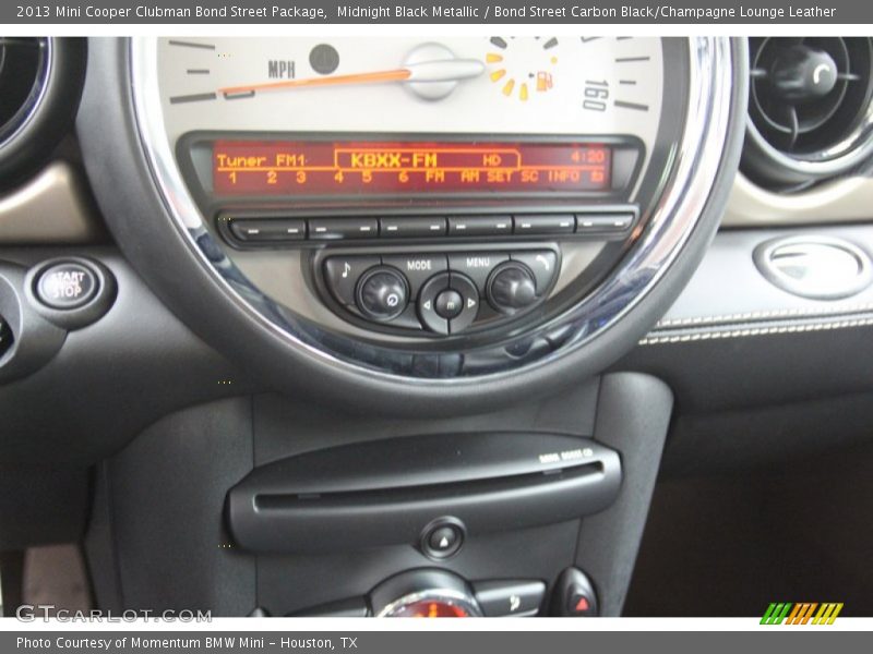 Midnight Black Metallic / Bond Street Carbon Black/Champagne Lounge Leather 2013 Mini Cooper Clubman Bond Street Package