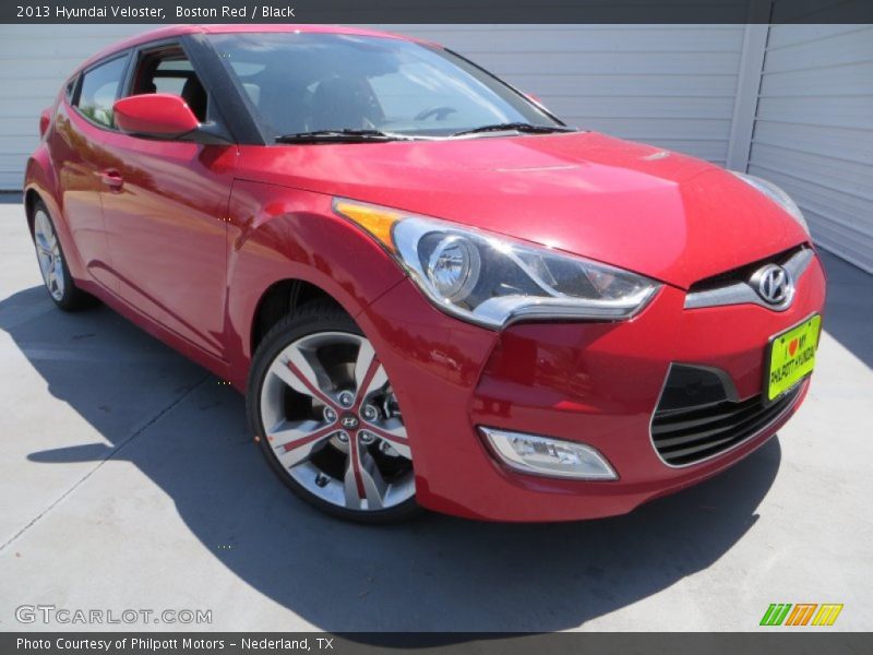 Boston Red / Black 2013 Hyundai Veloster