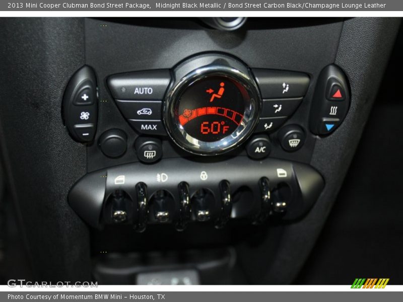 Midnight Black Metallic / Bond Street Carbon Black/Champagne Lounge Leather 2013 Mini Cooper Clubman Bond Street Package