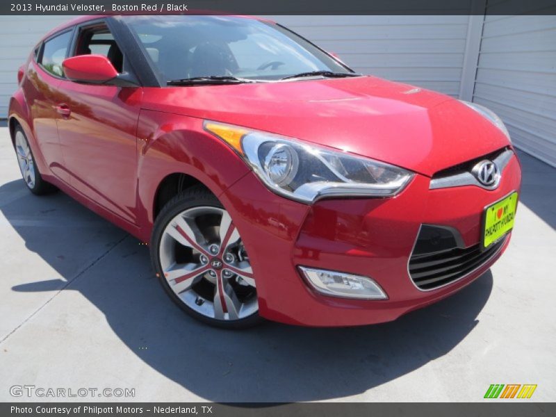 Boston Red / Black 2013 Hyundai Veloster