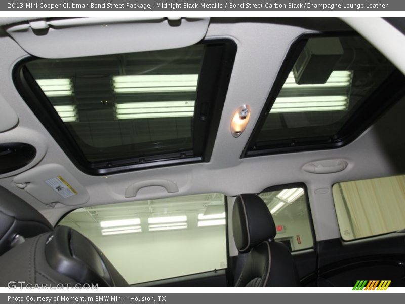 Sunroof of 2013 Cooper Clubman Bond Street Package