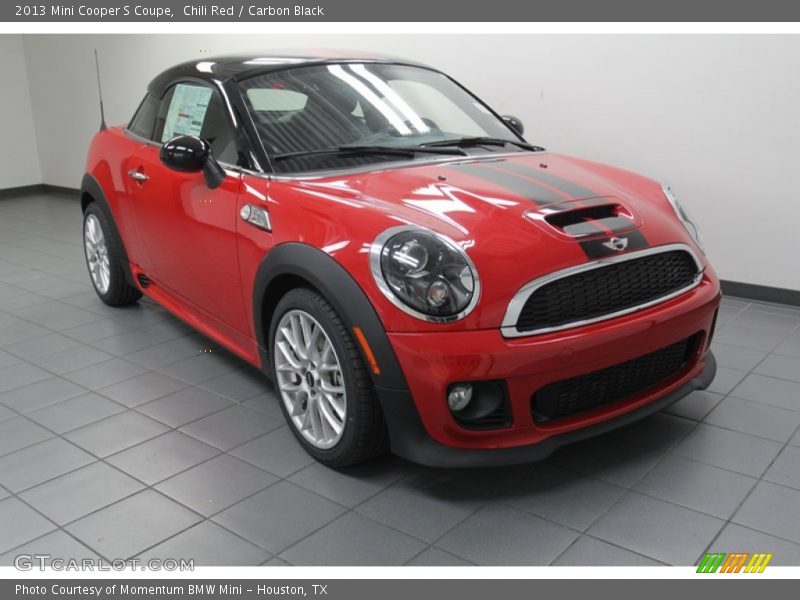 Chili Red / Carbon Black 2013 Mini Cooper S Coupe