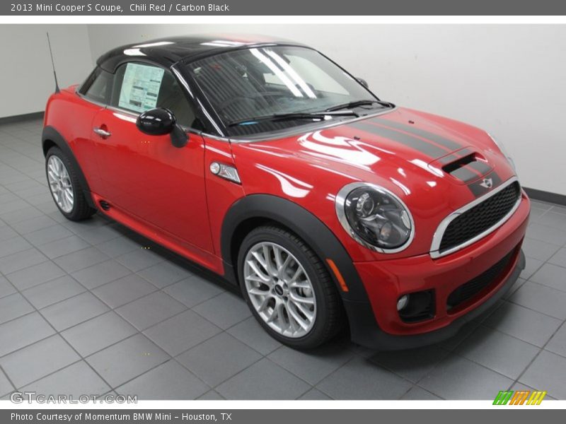 Chili Red / Carbon Black 2013 Mini Cooper S Coupe