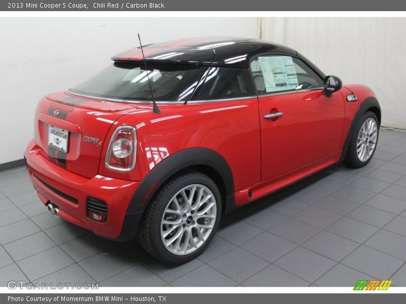 Chili Red / Carbon Black 2013 Mini Cooper S Coupe