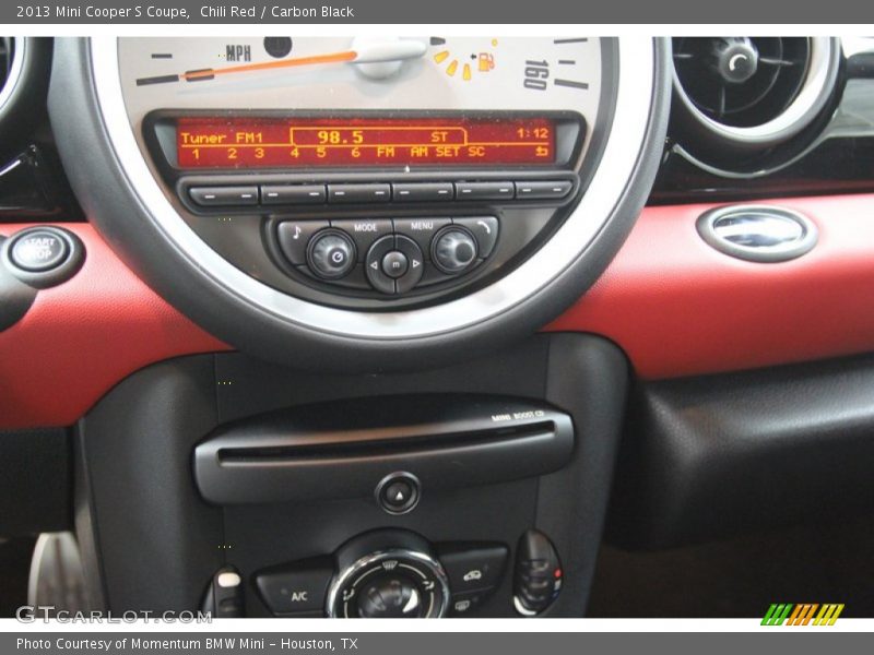 Chili Red / Carbon Black 2013 Mini Cooper S Coupe