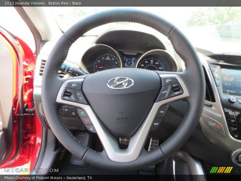 Boston Red / Black 2013 Hyundai Veloster