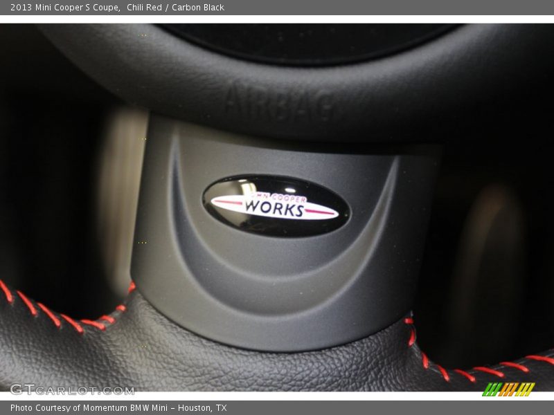 Chili Red / Carbon Black 2013 Mini Cooper S Coupe