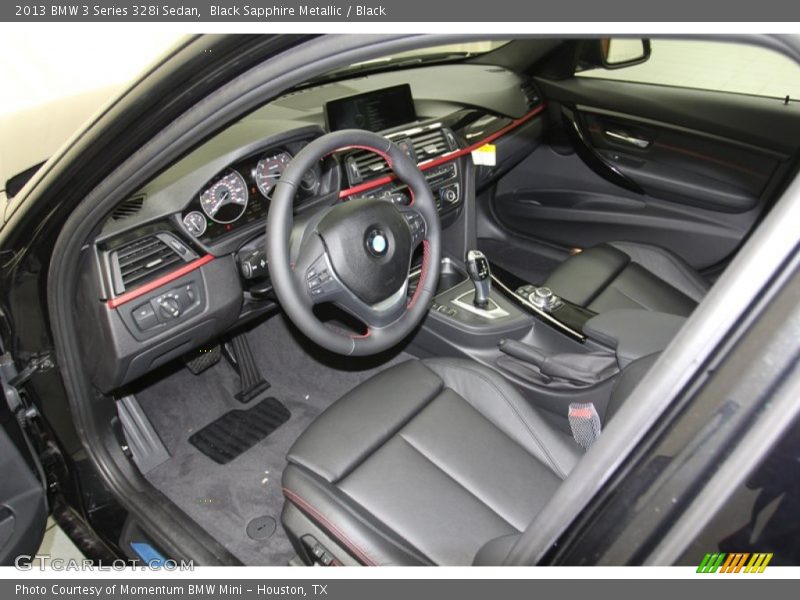 Black Interior - 2013 3 Series 328i Sedan 