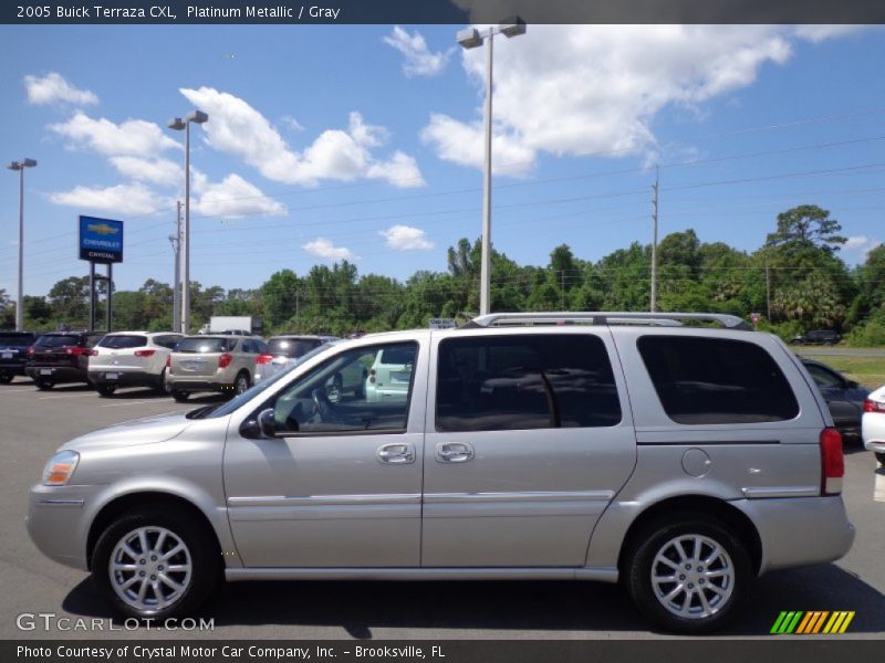 Platinum Metallic / Gray 2005 Buick Terraza CXL