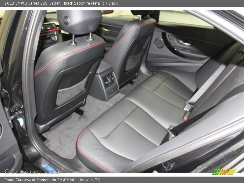 Rear Seat of 2013 3 Series 328i Sedan
