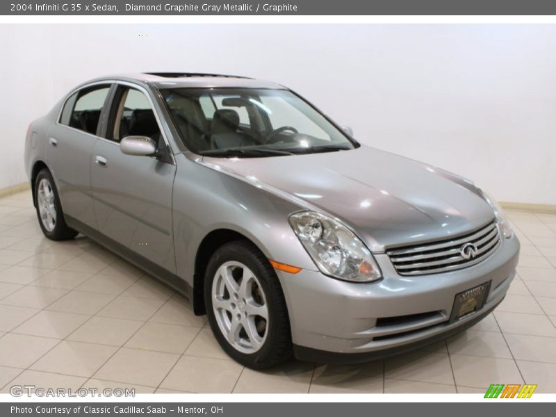 Diamond Graphite Gray Metallic / Graphite 2004 Infiniti G 35 x Sedan