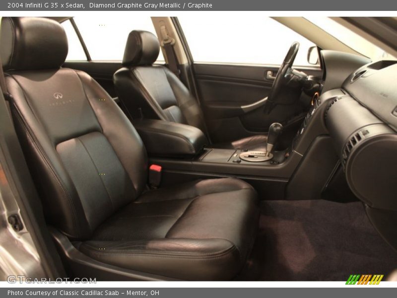Diamond Graphite Gray Metallic / Graphite 2004 Infiniti G 35 x Sedan