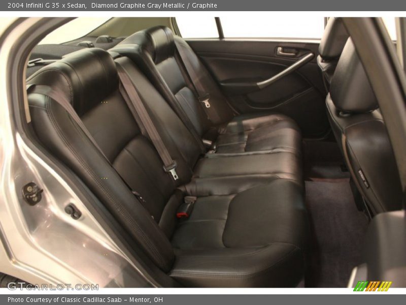 Diamond Graphite Gray Metallic / Graphite 2004 Infiniti G 35 x Sedan